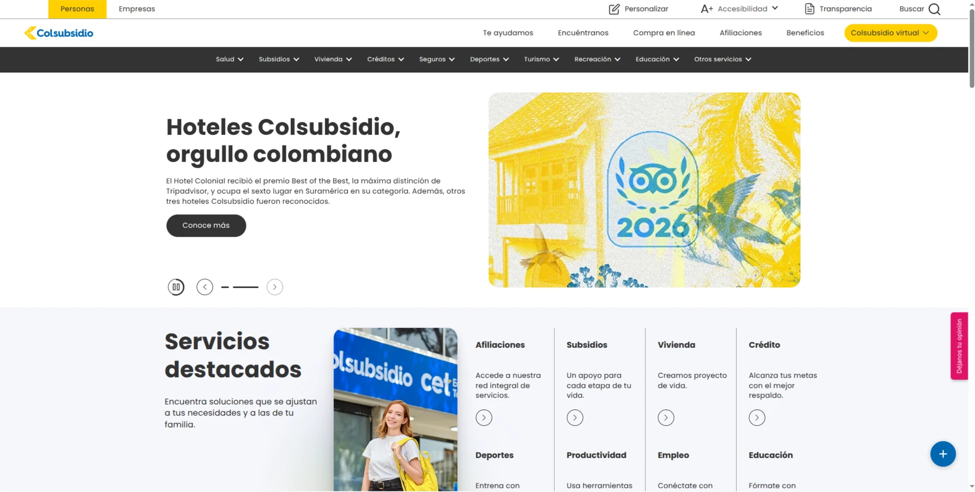 Colsubsidio Portal Corporativo