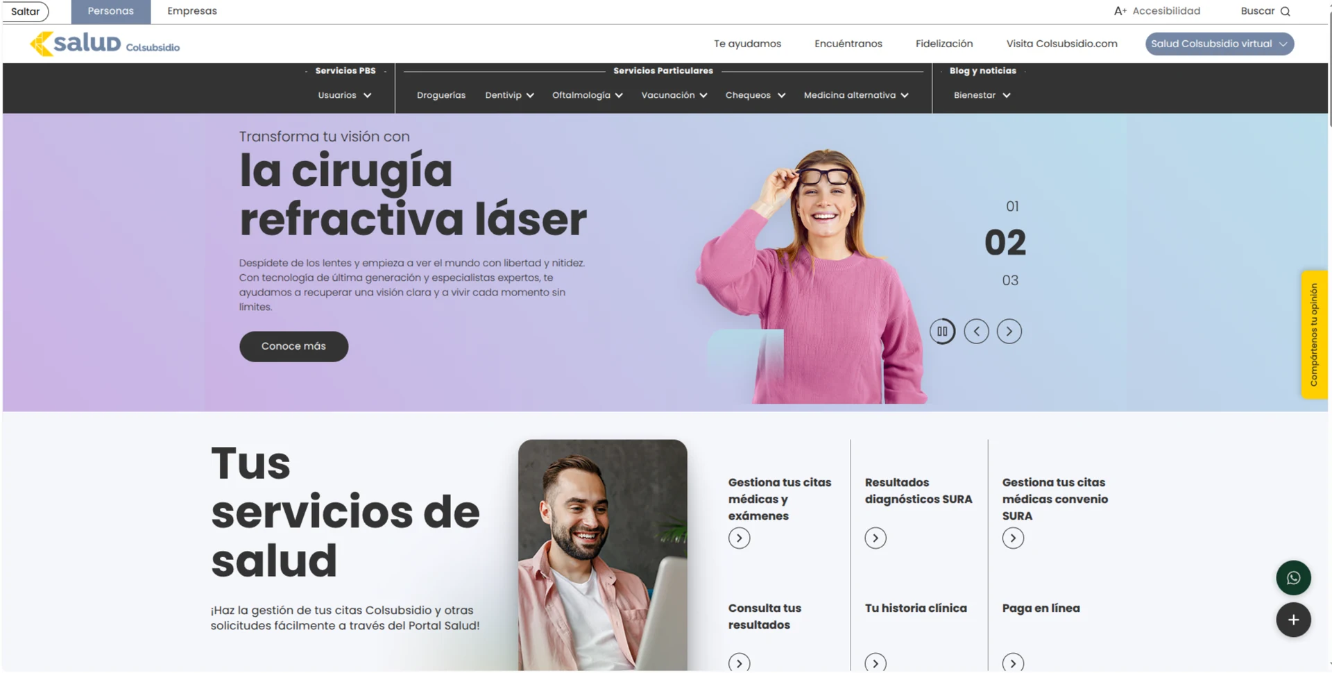 Salud Colsubsidio (Portal Médico)